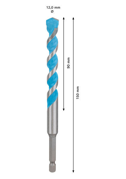 BOSCH EXPERT HEX-9 Multi Construction burgija, 12×90×150 mm - (2608902274) Madras doo Beograd Madras doo Beograd