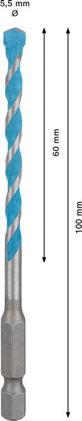 BOSCH EXPERT HEX-9 Multi Construction burgija, 5,5×60×100 mm - (2608902283) Madras doo Beograd Madras doo Beograd