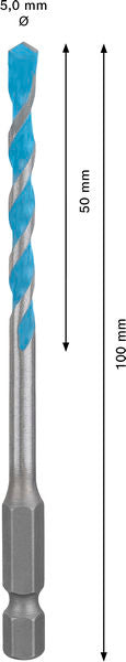 BOSCH EXPERT HEX-9 Multi Construction burgija, 5×50×100 mm - (2608902252) Madras doo Beograd Madras doo Beograd