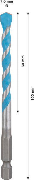 BOSCH EXPERT HEX-9 Multi Construction burgija, 7×60×100 mm - (2608902262) Madras doo Beograd Madras doo Beograd