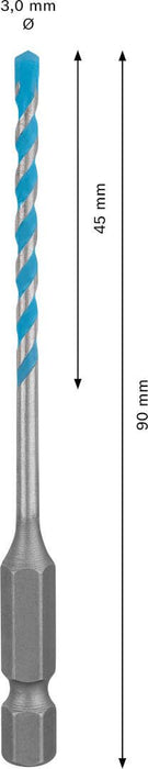 Bosch EXPERT HEX-9 MultiConstruction burgija 3 x 45 x 90 mm - 2608900569 MultiConstruction burgija BOSCH Madras doo Beograd