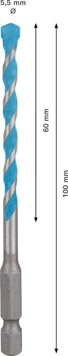 Bosch EXPERT HEX-9 MultiConstruction burgija 5,5 x 60 x 100 mm - 2608900572 MultiConstruction burgija BOSCH Madras doo Beograd