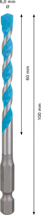 Bosch EXPERT HEX-9 MultiConstruction burgija 6 x 60 x 100 mm - 2608900574 MultiConstruction burgija BOSCH Madras doo Beograd