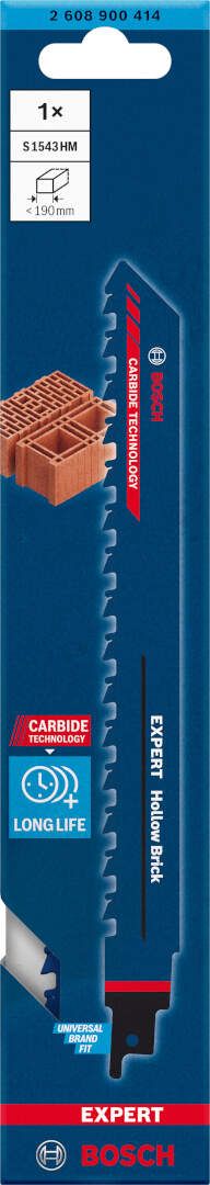 Bosch EXPERT „Hollow Brick“ S 1543 HM list univerzalne testere - pakovanje 1 komad - 2608900414 List univerzalne testere BOSCH Madras doo Beograd