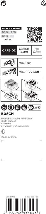Bosch EXPERT „Hollow Brick“ S 1543 HM list univerzalne testere - pakovanje 1 komad - 2608900414 List univerzalne testere BOSCH Madras doo Beograd