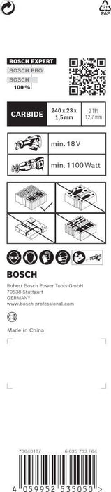 Bosch EXPERT „Hollow Brick“ S 1543 HM list univerzalne testere - pakovanje 3 komada - 2608900415 List univerzalne testere BOSCH Madras doo Beograd