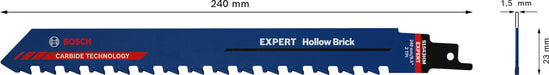Bosch EXPERT „Hollow Brick“ S 1543 HM list univerzalne testere - pakovanje 3 komada - 2608900415 List univerzalne testere BOSCH Madras doo Beograd