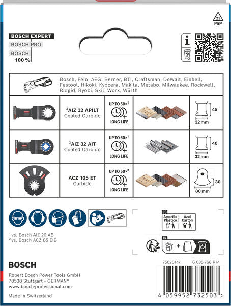 BOSCH EXPERT komplet za sečenje, 3 kom. - Komplet pribora RBE- 3ER SET OMT ECS TU5 (2608902622) Madras doo Beograd Madras doo Beograd