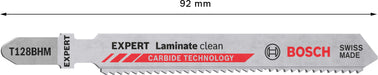 Bosch EXPERT „Laminate Clean“ T128 BHM list ubodne testere, 3-delni - 2608900542 List ubodne testere BOSCH Madras doo Beograd