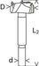 BOSCH EXPERT Laminated Wood Hinge Cutting burgija, 36×60×90 mm - Burgija za plastiku EXPERT Lam Wood 36mm (2608901858) Madras doo Beograd Madras doo Beograd