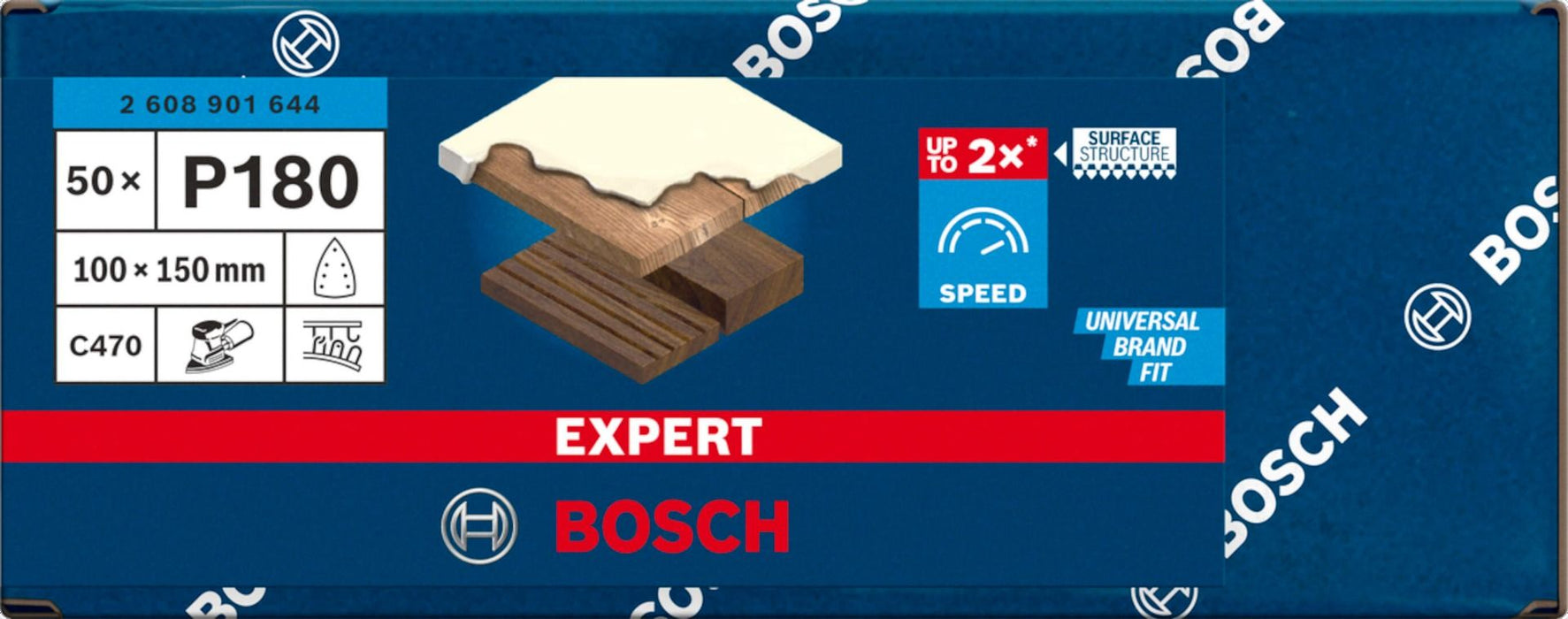 Bosch EXPERT list C470, 100 x 150mm granulacija 180; pakovanje od 50 komada (2608901644) Brusni list BOSCH BOSCH-2608901644 Madras doo Beograd