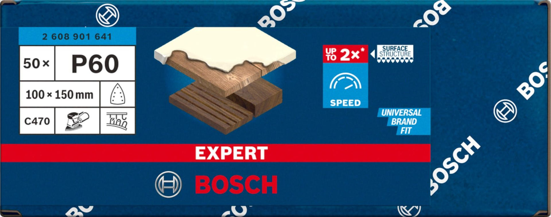 Bosch EXPERT list C470, 100 x 150mm granulacija 60; pakovanje od 50 komada (2608901641) Brusni list BOSCH BOSCH-2608901641 Madras doo Beograd