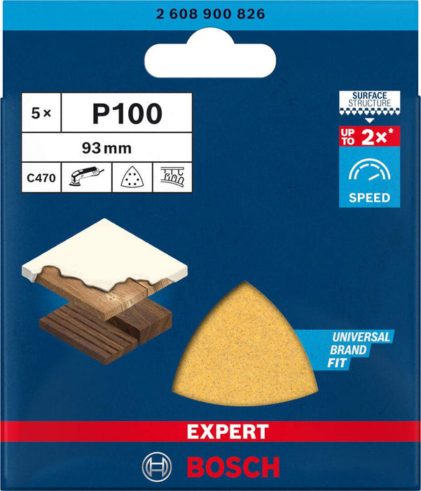 Bosch EXPERT list C470, 93mm granulacija 100; pakovanje od 5 komada (2608900826) Brusni list BOSCH Madras doo Beograd