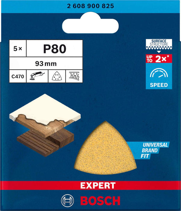 Bosch EXPERT list C470, 93mm granulacija 80; pakovanje od 5 komada (2608900825) Brusni list BOSCH Madras doo Beograd