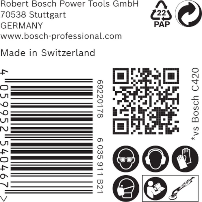 Bosch EXPERT M480 brusna mreža za brusilice za gips od 225 mm, granulacija 100 - pakovanje od 25 komada - 2608900708 Brusna mreža za gips BOSCH Madras doo Beograd