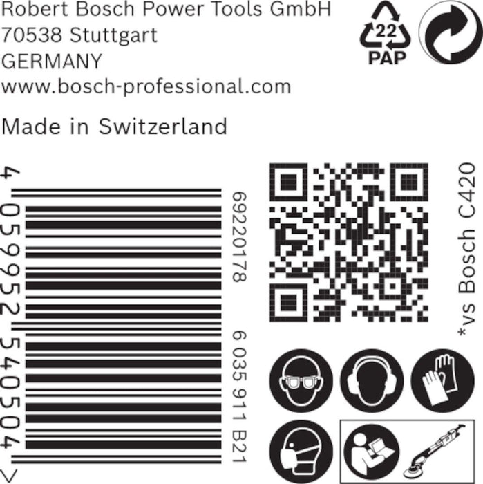 Bosch EXPERT M480 brusna mreža za brusilice za gips od 225 mm, granulacija 220 - pakovanje od 25 komada - 2608900712 Brusna mreža za gips BOSCH Madras doo Beograd