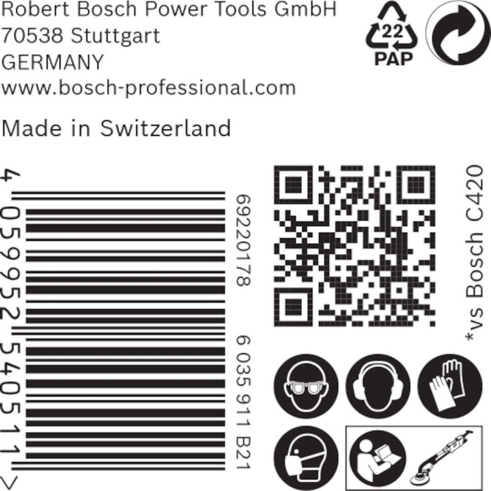 Bosch EXPERT M480 brusna mreža za brusilice za gips od 225 mm, granulacija 240 - pakovanje od 25 komada - 2608900713 Brusna mreža za gips BOSCH Madras doo Beograd