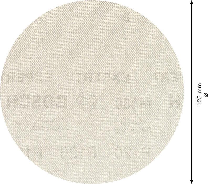 Bosch EXPERT M480 brusna mreža za rotacione brusilice od 125 mm, granulacija 120 - pakovanje od 5 komada - 2608900673 Brusna mreža za rotacione brusilice BOSCH Madras doo Beograd