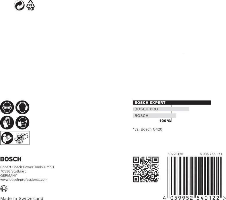 Bosch EXPERT M480 brusna mreža za rotacione brusilice od 125 mm, granulacija 150 - pakovanje od 5 komada - 2608900674 Brusna mreža za rotacione brusilice BOSCH Madras doo Beograd