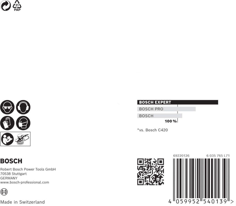 Bosch EXPERT M480 brusna mreža za rotacione brusilice od 125 mm, granulacija 180 - pakovanje od 5 komada - 2608900675 Brusna mreža za rotacione brusilice BOSCH Madras doo Beograd