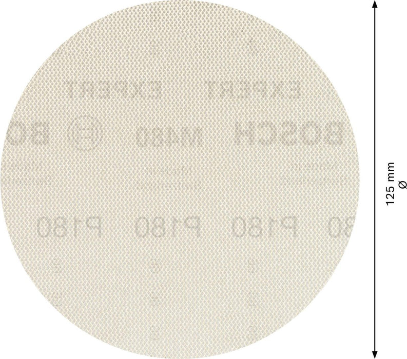 Bosch EXPERT M480 brusna mreža za rotacione brusilice od 125 mm, granulacija 180 - pakovanje od 5 komada - 2608900675 Brusna mreža za rotacione brusilice BOSCH Madras doo Beograd