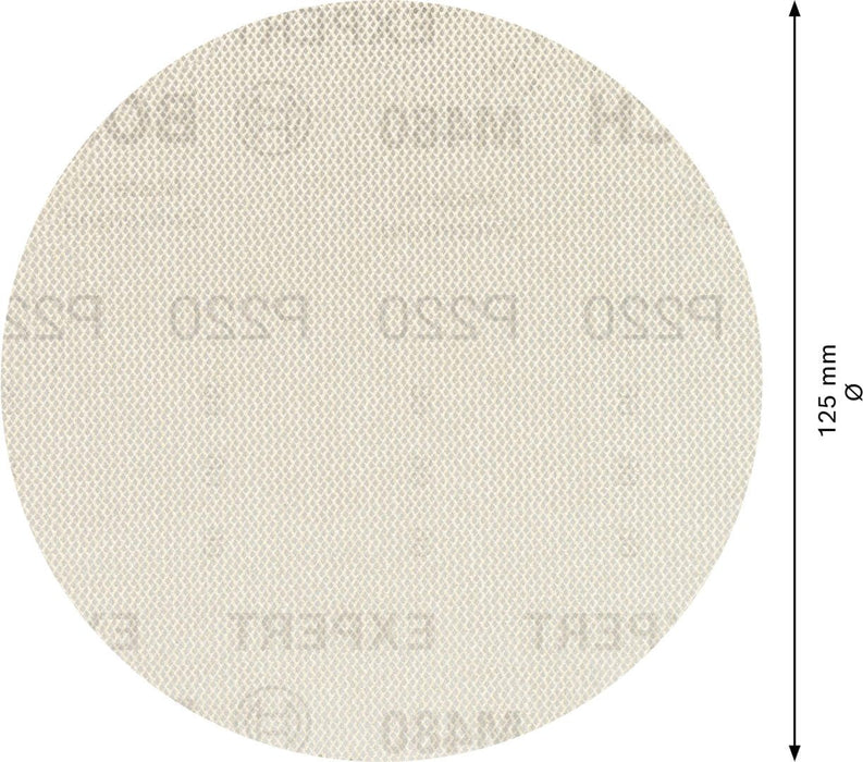Bosch EXPERT M480 brusna mreža za rotacione brusilice od 125 mm, granulacija 220 - pakovanje od 5 komada - 2608900676 Brusna mreža za rotacione brusilice BOSCH Madras doo Beograd