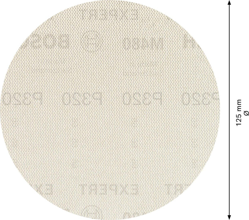 Bosch EXPERT M480 brusna mreža za rotacione brusilice od 125 mm, granulacija 320 - pakovanje od 50 komada - 2608900687 Brusna mreža za rotacione brusilice BOSCH Madras doo Beograd