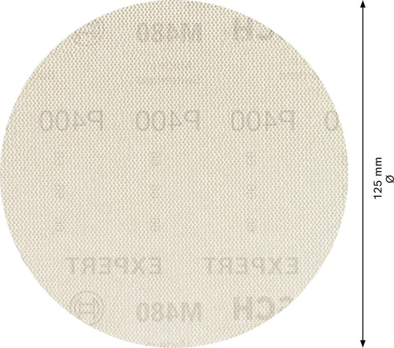 Bosch EXPERT M480 brusna mreža za rotacione brusilice od 125 mm, granulacija 400 - pakovanje od 50 komada - 2608900688 Brusna mreža za rotacione brusilice BOSCH Madras doo Beograd
