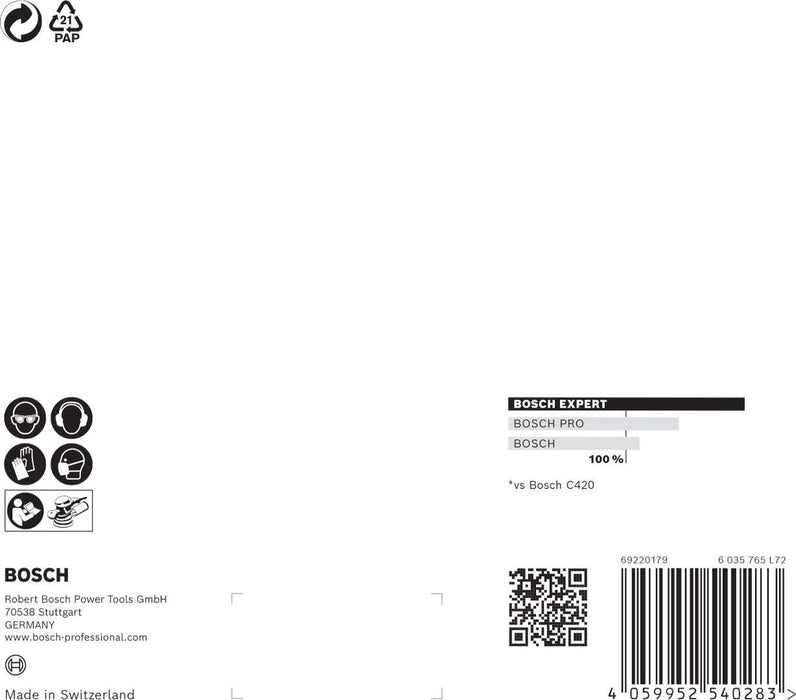 Bosch EXPERT M480 brusna mreža za rotacione brusilice od 150 mm, granulacija 100 - pakovanje od 5 komada - 2608900690 Brusna mreža za rotacione brusilice BOSCH Madras doo Beograd
