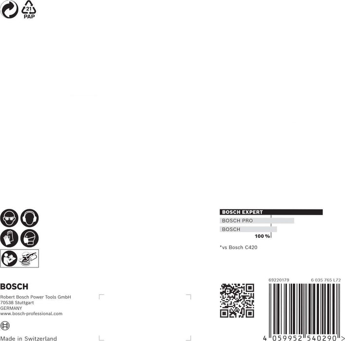 Bosch EXPERT M480 brusna mreža za rotacione brusilice od 150 mm, granulacija 120 - pakovanje od 5 komada - 2608900691 Brusna mreža za rotacione brusilice BOSCH Madras doo Beograd