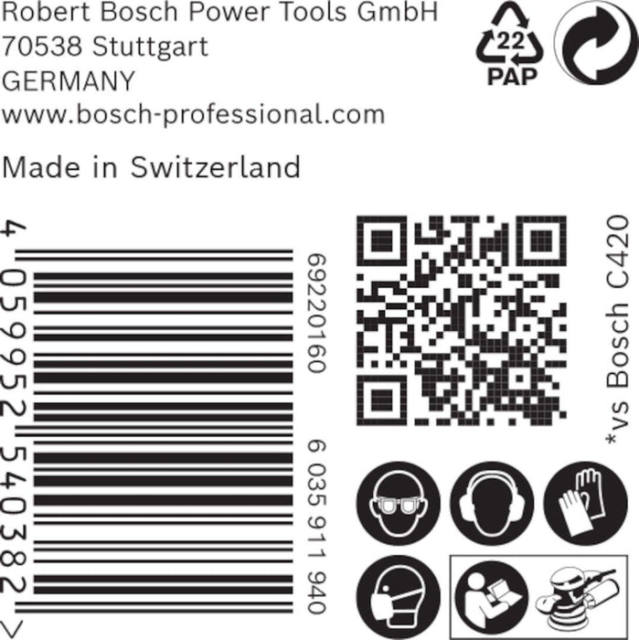 Bosch EXPERT M480 brusna mreža za rotacione brusilice od 150 mm, granulacija 120 - pakovanje od 50 komada - 2608900700 Brusna mreža za rotacione brusilice BOSCH Madras doo Beograd