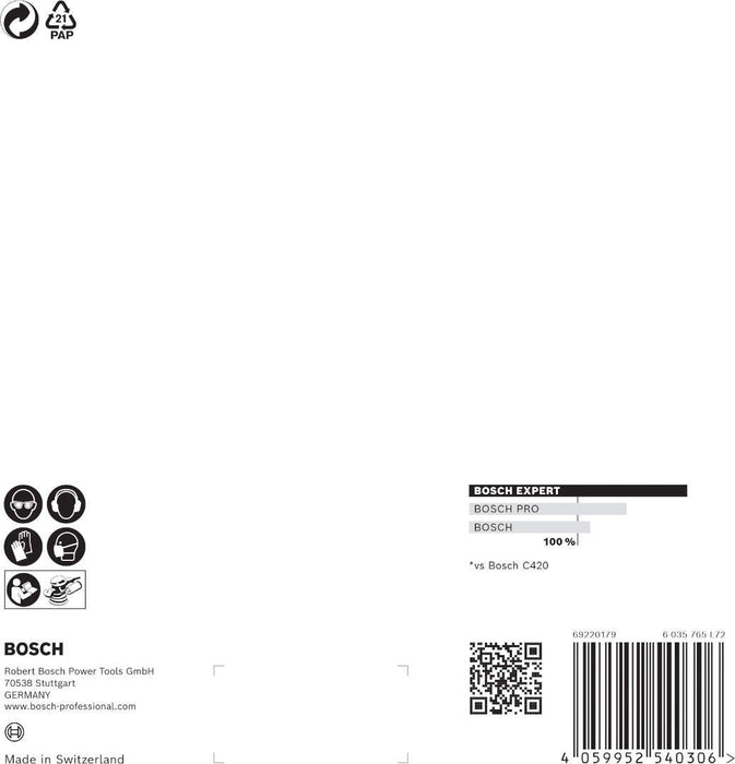 Bosch EXPERT M480 brusna mreža za rotacione brusilice od 150 mm, granulacija 150 - pakovanje od 5 komada - 2608900692 Brusna mreža za rotacione brusilice BOSCH Madras doo Beograd