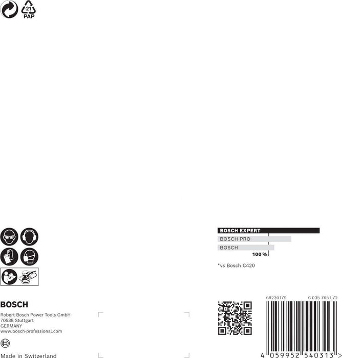 Bosch EXPERT M480 brusna mreža za rotacione brusilice od 150 mm, granulacija 180 - pakovanje od 5 komada - 2608900693 Brusna mreža za rotacione brusilice BOSCH Madras doo Beograd