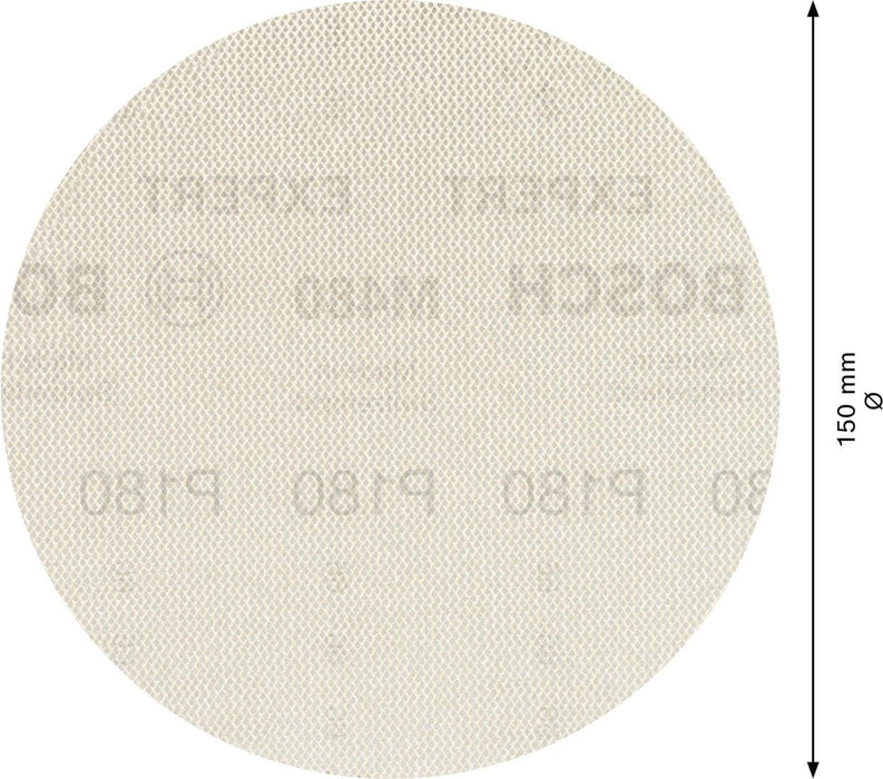 Bosch EXPERT M480 brusna mreža za rotacione brusilice od 150 mm, granulacija 180 - pakovanje od 5 komada - 2608900693 Brusna mreža za rotacione brusilice BOSCH Madras doo Beograd