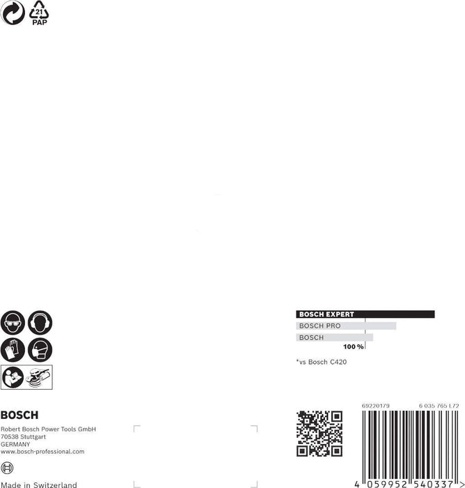 Bosch EXPERT M480 brusna mreža za rotacione brusilice od 150 mm, granulacija 240 - pakovanje od 5 komada - 2608900695 Brusna mreža za rotacione brusilice BOSCH Madras doo Beograd