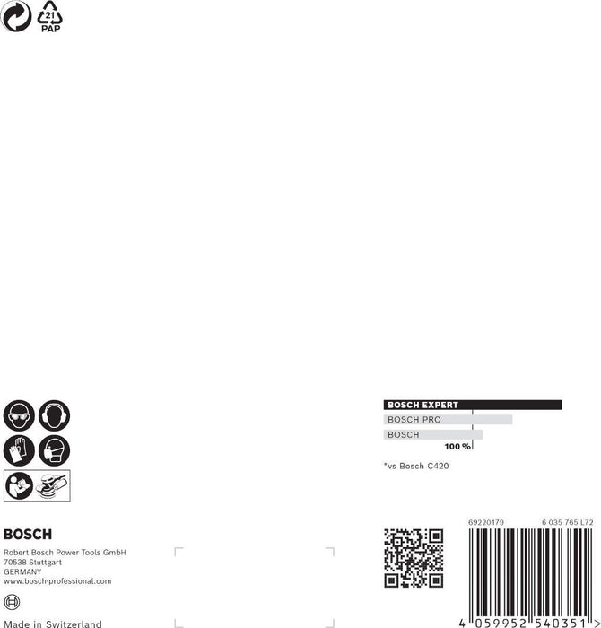 Bosch EXPERT M480 brusna mreža za rotacione brusilice od 150 mm, granulacija 400 - pakovanje od 5 komada - 2608900697 Brusna mreža za rotacione brusilice BOSCH Madras doo Beograd
