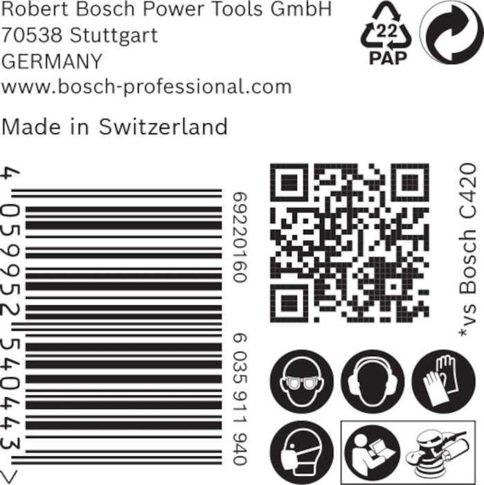 Bosch EXPERT M480 brusna mreža za rotacione brusilice od 150 mm, granulacija 400 - pakovanje od 50 komada - 2608900706 Brusna mreža za rotacione brusilice BOSCH Madras doo Beograd