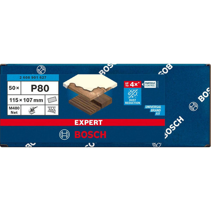 Bosch EXPERT M480 brusni list za vibracionu brusilicu 115 x 107mm granulacija 80; pakovanje od 50 komada - 2608901627 Brusni list za vibracione brusilice BOSCH BOSCH-2608901627 Madras doo Beograd