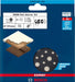 Bosch EXPERT M480 početni komplet za rotacione brusilice 125mm, granulacija 80/120/180; 7-delni - 2608901202 Komplet brusnih listova BOSCH Madras doo Beograd