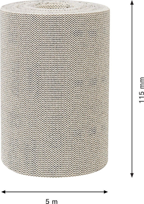 Bosch EXPERT M480 rolna brusne mreže 115mm, dužina 5m, granulacija 100 - 2608900786 Rolna brusne mreže BOSCH Madras doo Beograd
