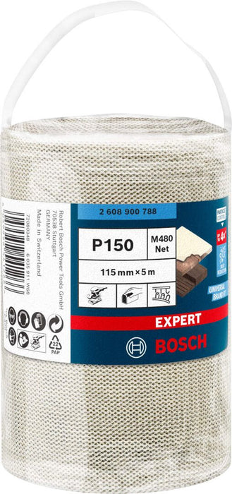 Bosch EXPERT M480 rolna brusne mreže 115mm, dužina 5m, granulacija 150 - 2608900788 Rolna brusne mreže BOSCH Madras doo Beograd