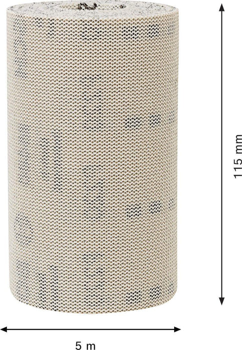 Bosch EXPERT M480 rolna brusne mreže 115mm, dužina 5m, granulacija 220 - 2608900790 Rolna brusne mreže BOSCH Madras doo Beograd