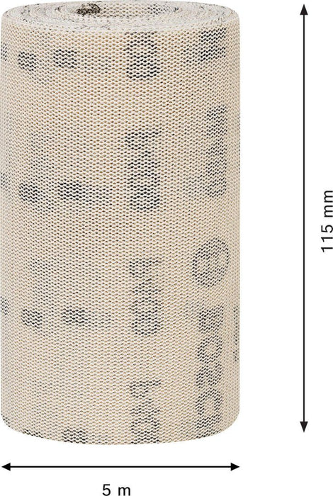 Bosch EXPERT M480 rolna brusne mreže 115mm, dužina 5m, granulacija 400 - 2608900793 Rolna brusne mreže BOSCH Madras doo Beograd