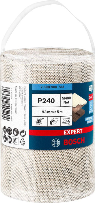 Bosch EXPERT M480 rolna brusne mreže 93mm, dužina 5m, granulacija 240 - 2608900782 Rolna brusne mreže BOSCH Madras doo Beograd