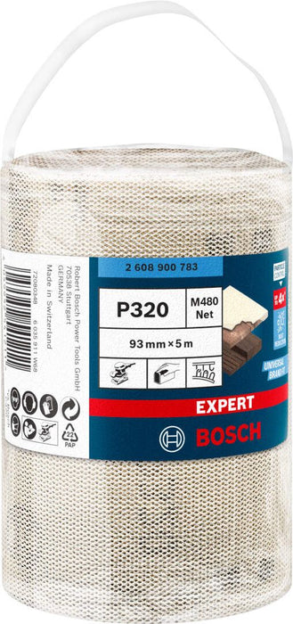 Bosch EXPERT M480 rolna brusne mreže 93mm, dužina 5m, granulacija 320 - 2608900783 Rolna brusne mreže BOSCH Madras doo Beograd