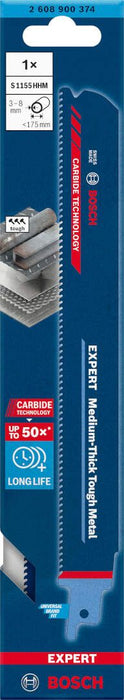 Bosch EXPERT „Medium-Thick Tough Metal“ S 1155 HHM list univerzalne testere - pakovanje 1 komad - 2608900374 List univerzalne testere BOSCH Madras doo Beograd