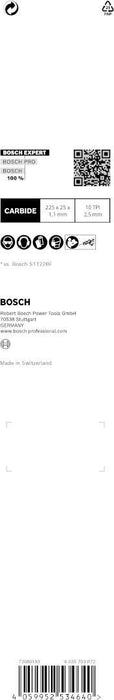 Bosch EXPERT „Medium-Thick Tough Metal“ S 1155 HHM list univerzalne testere - pakovanje 1 komad - 2608900374 List univerzalne testere BOSCH Madras doo Beograd