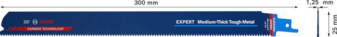 Bosch EXPERT „Medium-Thick Tough Metal“ S 1255 HHM list univerzalne testere - pakovanje 1 komad - 2608900377 List univerzalne testere BOSCH Madras doo Beograd