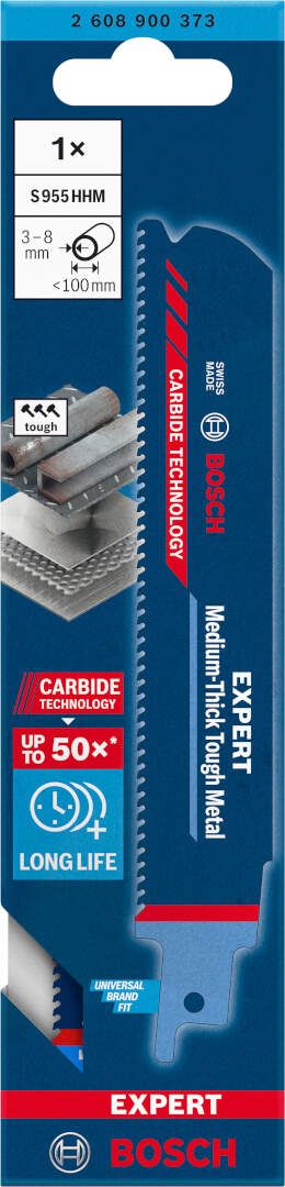 Bosch EXPERT „Medium-Thick Tough Metal“ S 955 HHM list univerzalne testere - pakovanje 1 komad - 2608900373 List univerzalne testere BOSCH Madras doo Beograd