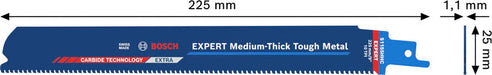 BOSCH EXPERT Medium-Thick Tough Metal S1155HHC list testere - List sablja testere RBE S1155HHC 1PC (2608902323) Madras doo Beograd Madras doo Beograd